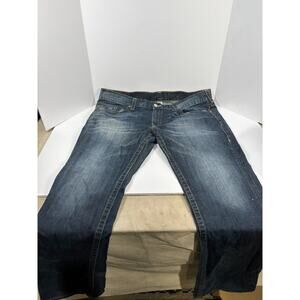 True Religion Jeans Men's Size 42 Slim Fit Wear On Back Pocket
